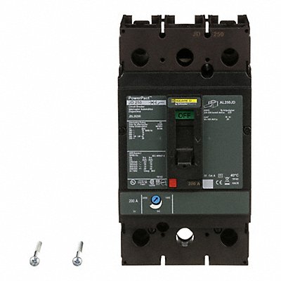SQUARE D JDL26200 Circuit Breaker 200A 2P 600VAC JD
