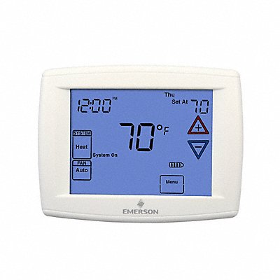 EMERSON 1F951280 Low Voltage Programmable Thermostat Heat/Cool 20-30V AC