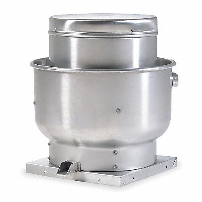 DAYTON 7DF69 Aluminum 25 Dia 25 H Motorised Roof Fan