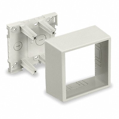 HUBBELL WIRING DEVICE-KELLEMS PDB12TGLV Undivided Box White PVC Boxes