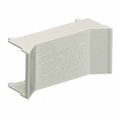 HUBBELL WIRING DEVICE-KELLEMS PDB1DIV Divider White PVC Dividers