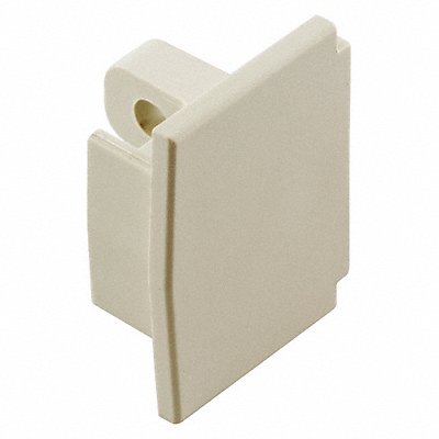 HUBBELL WIRING DEVICE-KELLEMS PL1EC End Cap White PVC Lan-Trak(R) Caps