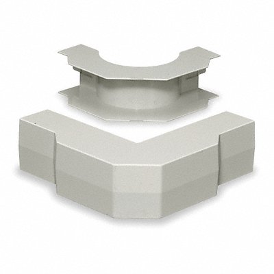 HUBBELL WIRING DEVICE-KELLEMS PL1EEBC External Elbow Base and Cover White