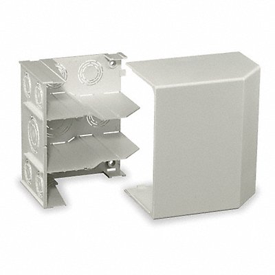 HUBBELL WIRING DEVICE-KELLEMS PS3CACF Ceiling Adaptor White Super Base-Trak