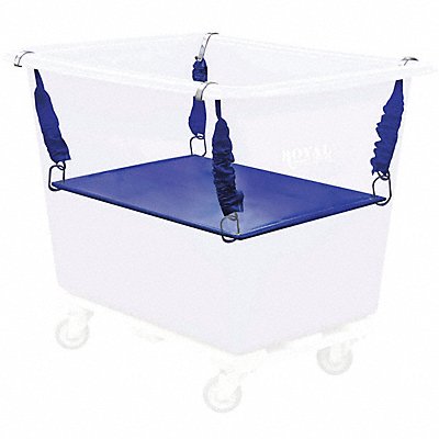 ROYAL BASKET TRUCKS G06BBXPSN Poly Spring Lift Kit 6 Bu Blue