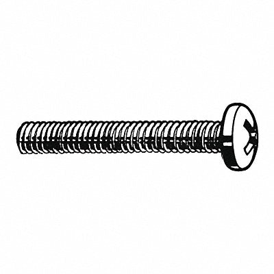 GRAINGER U511220080100 MS #2-56 Plain 1 L 100PK