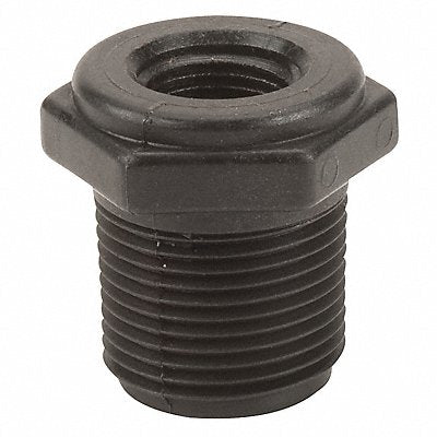 GRAINGER RB075038 Reducing Bushing 3/4 x 3/8 in Black NPT