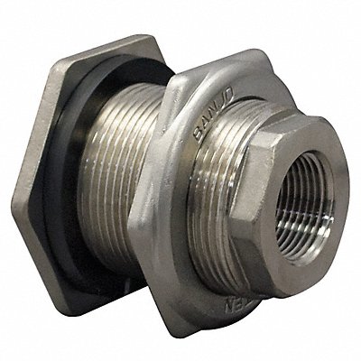 BANJO TF075SS Bulkhead Tank Fitting EPDM 1 7/8 L SS
