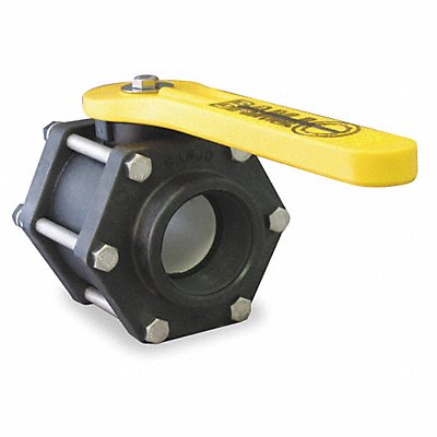 BANJO V300FP Manual 2-Way Ball Valve NPT Polypro