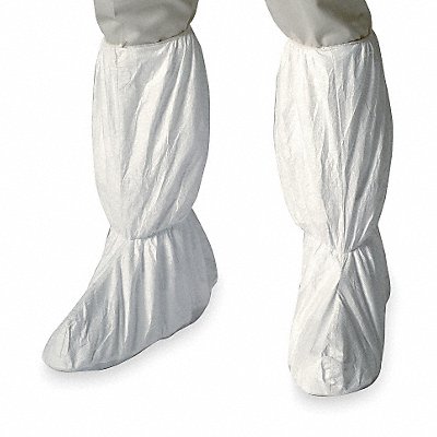 DUPONT IC444SWHXL02000B D2225 Boot Covers Tyvek® IsoClean® White XL PK200