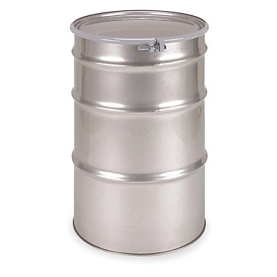 GRAINGER ST5502 Transport Drum Silver 18ga 1.2mm