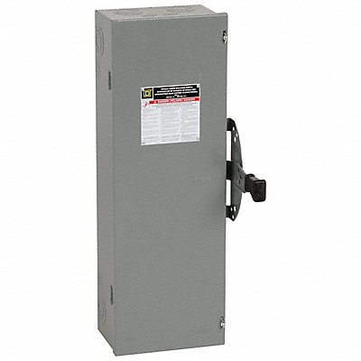 SQUARE D DTU323 Safety Switch Non Fusible 100 A Steel