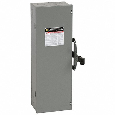 SQUARE D DTU361 Safety Switch Non Fusible 30 A Steel