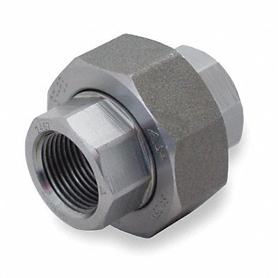GRAINGER 1MNC7 Union Forged Steel 1/4 Pipe Size FNPT