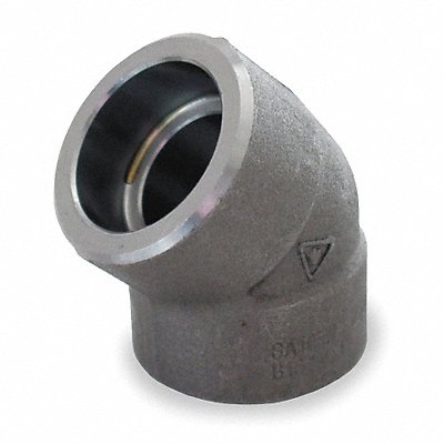 GRAINGER 1MNN5 45 Elbow Forged Steel 1/4 in Socket