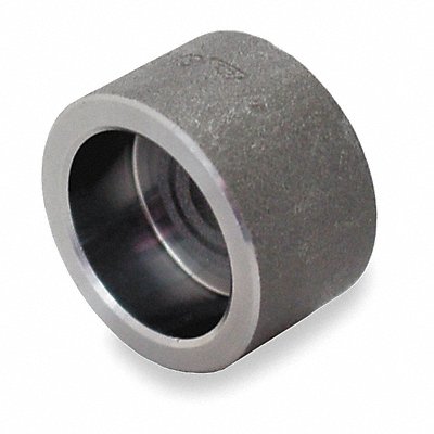 GRAINGER 1MNW2 Round Cap Forged Steel 2 in Pipe Size