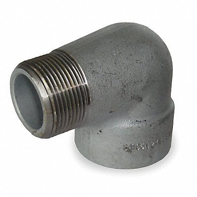 GRAINGER 1MPD2 90 Street Elbow Forged Steel 1/4 in