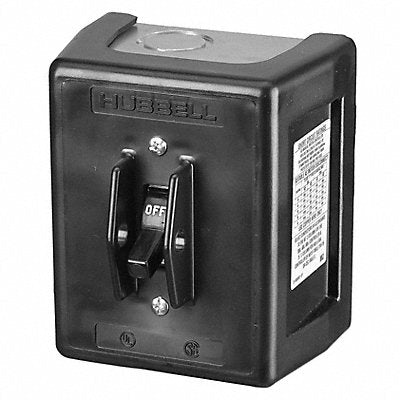 HUBBELL KELLEMS HBL1389 ManualMotorSwitch NEMA1 ToggleSwitch