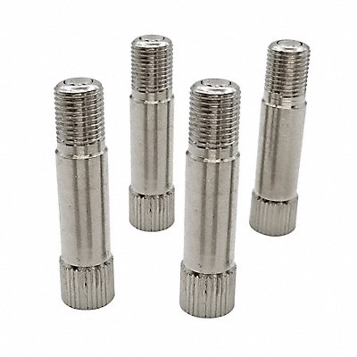 TRU-FLATE 383154 V Ext 1-1/4 In 1-1/4 In Tyres PK4