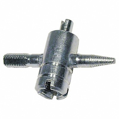TRU-FLATE 41067 4 Way V Rpr Tool 0.453 or 0.625 In Stl