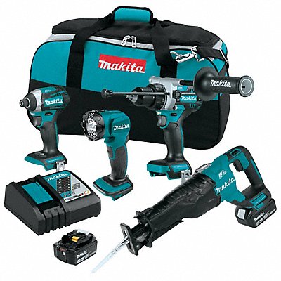 MAKITA XT453T Cordless Combo Kit 18V DC Chuck 1/2