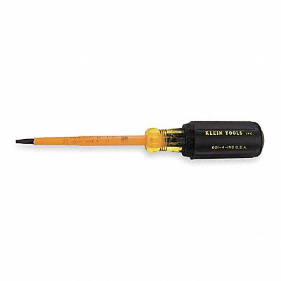 KLEIN TOOLS 6014INS Insulated Slotted Screwdriver 3/16 in