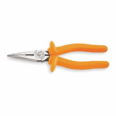 KLEIN TOOLS D2038NINS Needle Nose Plier 8-7/8 L Smooth