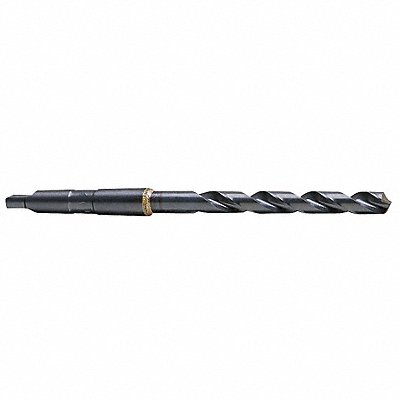 CHICAGO-LATROBE 53186 Taper Shank Drill 1 11/32 #4MT Black Oxide