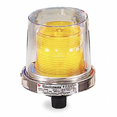 FEDERAL SIGNAL 225XST120A Hazardous Warning Light Strobe Amber