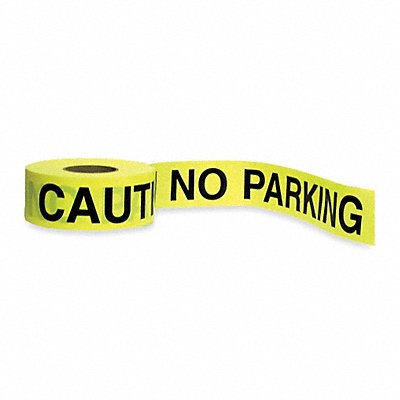 GRAINGER 1N954 Barricade Tape Yellow 1 000 ft L 3 in