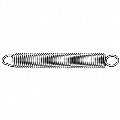 GRAINGER 1NBE4 Extension Spring Music Wire PK3