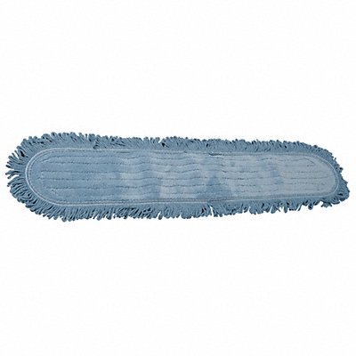 TOUGH GUY 1NE77 Dust Mop Replacemnt Head Blue Microfiber
