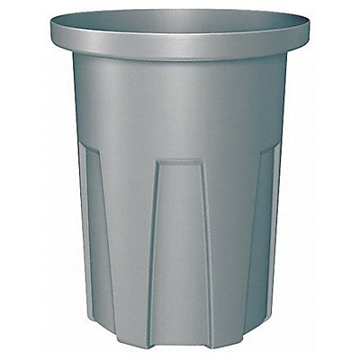 GRAINGER 1NFH1 Garbage Can 35 gal Grey