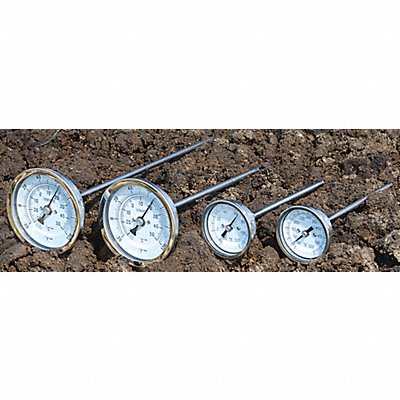 GRAINGER 1NFX2 Bimetal Thermometer 2 In Dial -20 to 120F