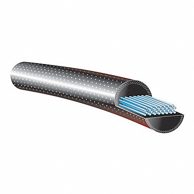 GATES 9X465REBELT Endless Round Belt Solid 9/16 In Rubber