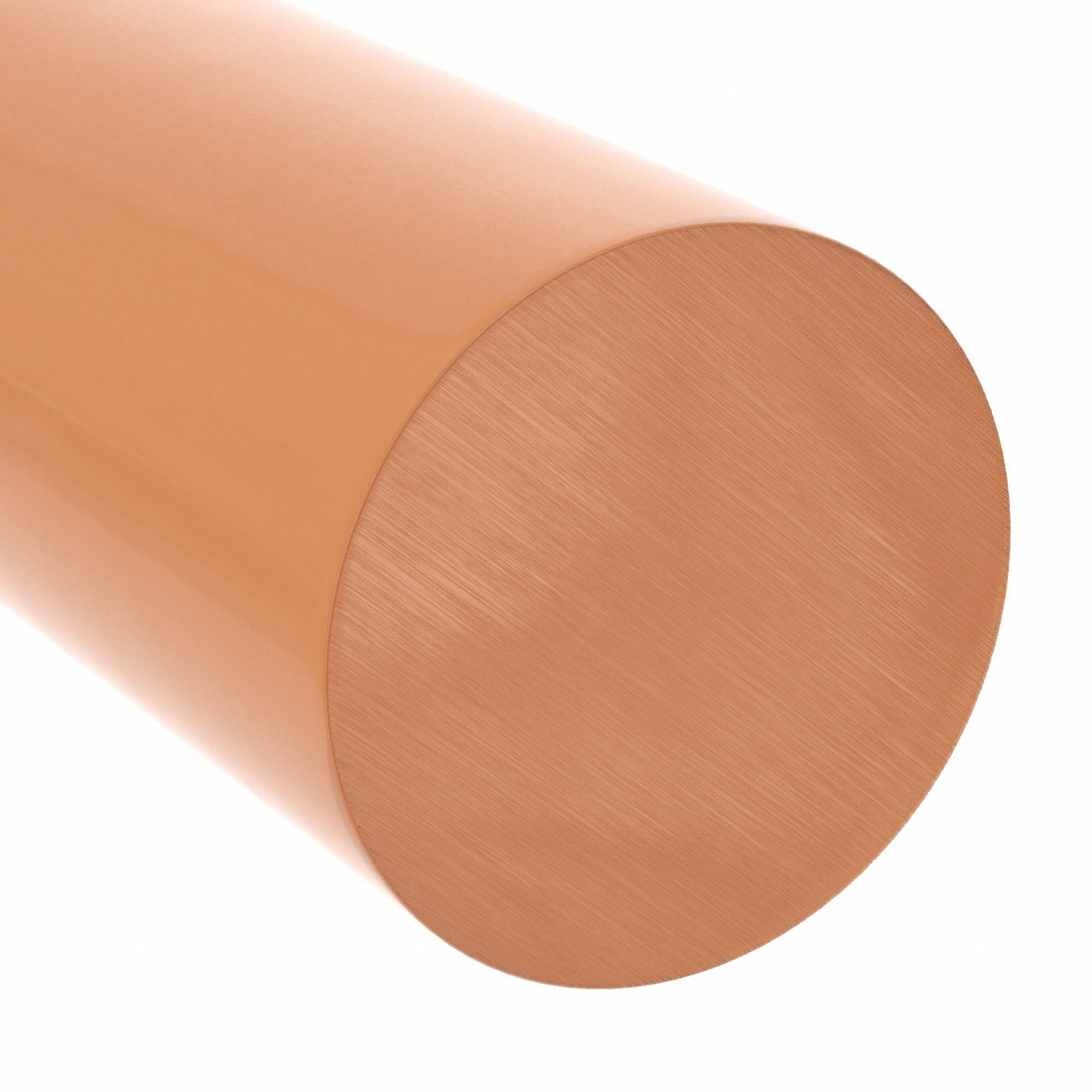 GRAINGER 6MEL6 Plastic Rod PEI 1/4 Dia 8ftL Amber