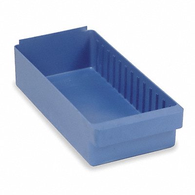 QUANTUM STORAGE SYSTEMS QED606BL D5568 Drawer Bin Blue Polystyrene 4 5/8 in