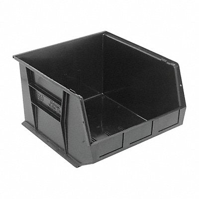 QUANTUM STORAGE SYSTEMS QUS270BR Hang and Stack Bin Black PP 11 in