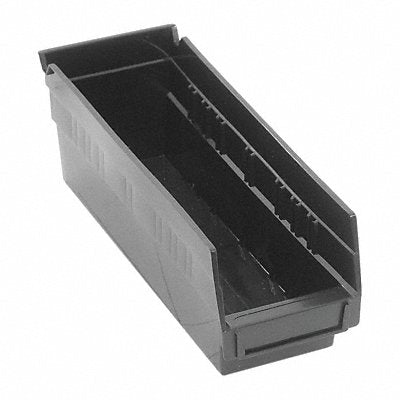 QUANTUM STORAGE SYSTEMS QSB101BR Shelf Bin Black Polypropylene 4 in