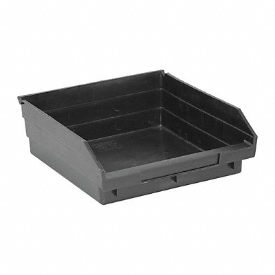 QUANTUM STORAGE SYSTEMS QSB109BR Shelf Bin Black Polypropylene 4 in
