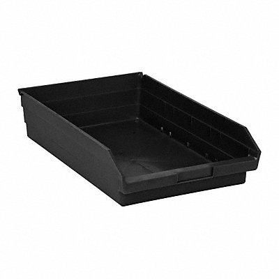 QUANTUM STORAGE SYSTEMS QSB110BR Shelf Bin Black Polypropylene 4 in