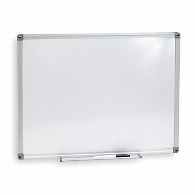 GRAINGER 1NUP4 Dry Erase Board 96 W Silver
