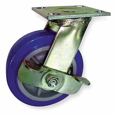 GRAINGER 1NUX8 Standard Plate Castor Swivel 900 lb.