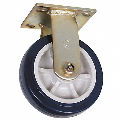 GRAINGER 1NUX3 Standard Plate Castor Rigid 750 lb.