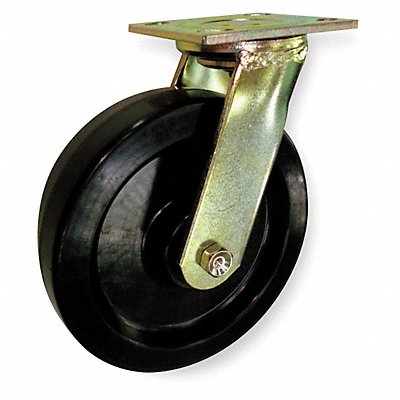GRAINGER 1NUZ6 Standard Plate Castor Swivel 800 lb.