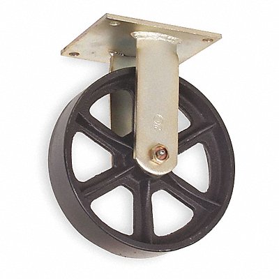 GRAINGER 1NVH6 Standard Plate Castor Rigid 1200 lb.