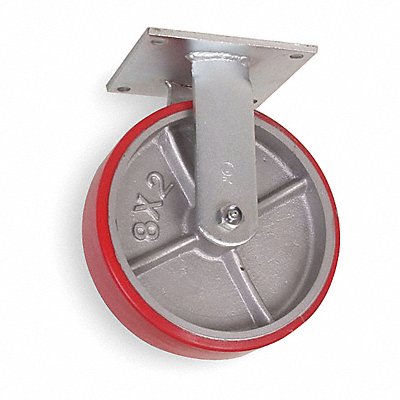 GRAINGER 1NVN6 Standard Plate Castor Rigid 1200 lb.