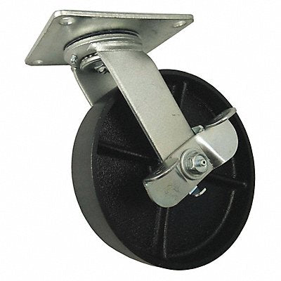 GRAINGER 1NVR5 Standard Plate Castor Swivel 1200 lb.