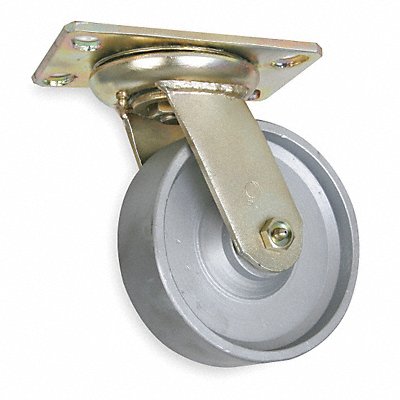 GRAINGER 1NVU4 Standard Plate Castor Swivel 1750 lb.