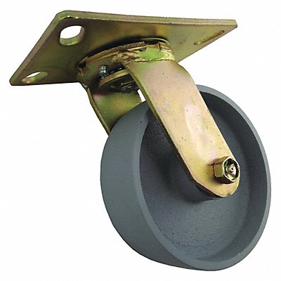GRAINGER 1NVU2 Standard Plate Castor Swivel 1750 lb.